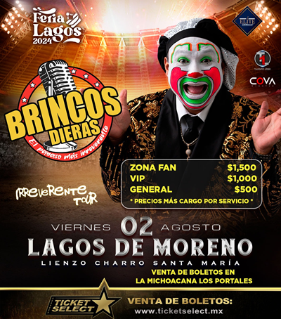 BRINCOS DIERAS LAGOS DE MORENO 2024