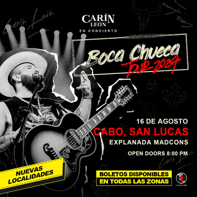 CARIN LEON BOCA CHUECA TOUR 2024  CABO SAN LUCAS